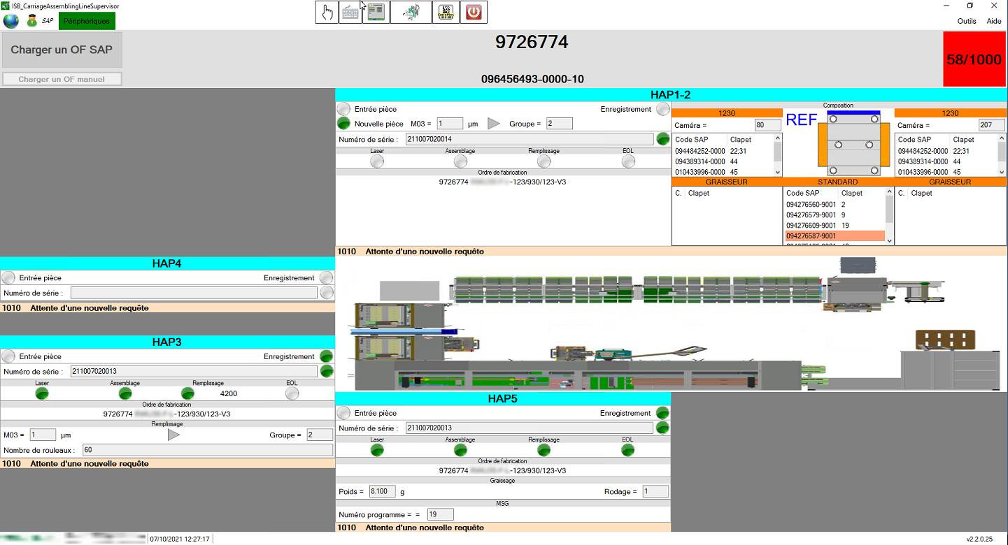 Page principale du superviseur