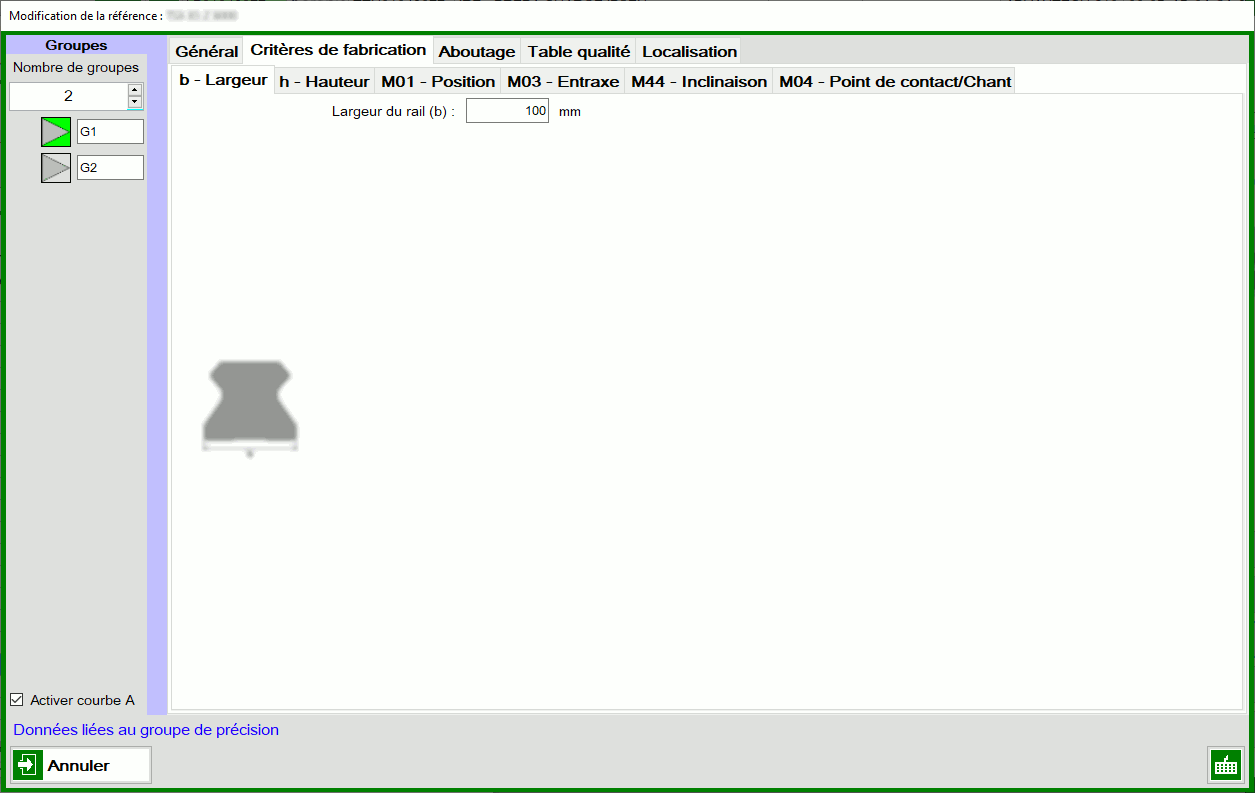 Critères de mesure et tolérances